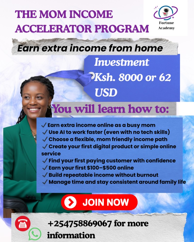 The Mom Income Accelerator Program