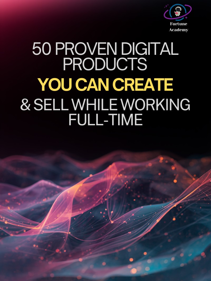 50 Proven Digital Products You Can Create While working full time